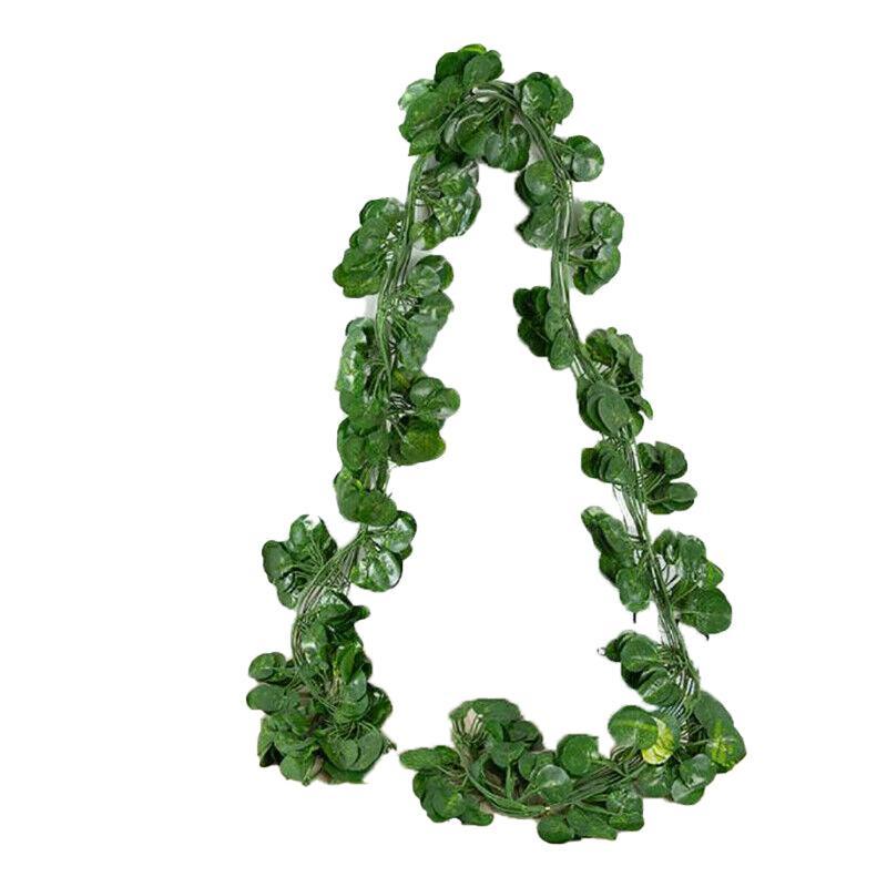 12 X 2M Artificial Ivy Vine Fake Foliage Flower Hanging Leaf Garland Plant Party - Sweet Potato Leaves