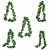 12 X 2M Artificial Ivy Vine Fake Foliage Flower Hanging Leaf Garland Plant Party - Begonia Leaves