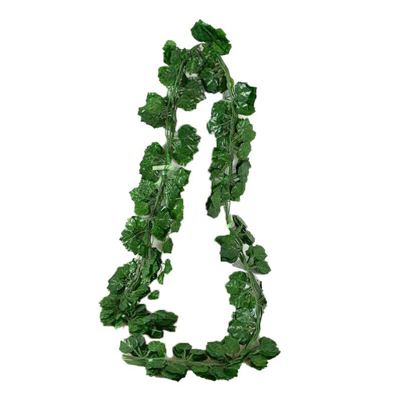 12 X 2M Artificial Ivy Vine Fake Foliage Flower Hanging Leaf Garland Plant Party - Scindapsus Leaves
