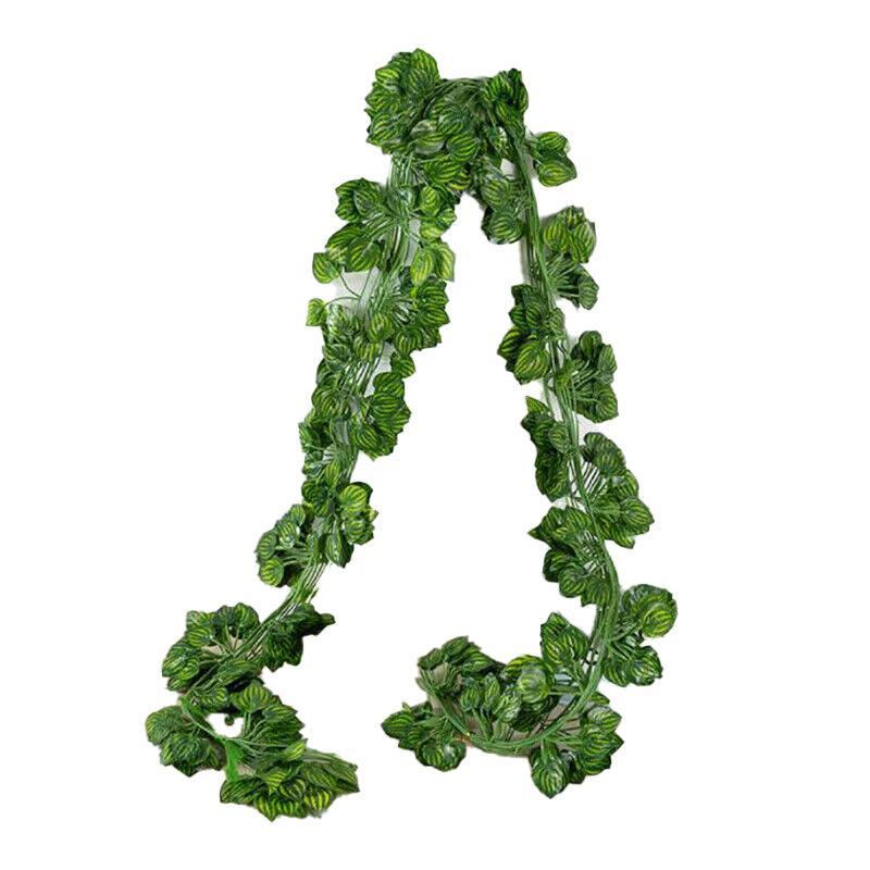 12 X 2M Artificial Ivy Vine Fake Foliage Flower Hanging Leaf Garland Plant Party - Watermelon Leaves