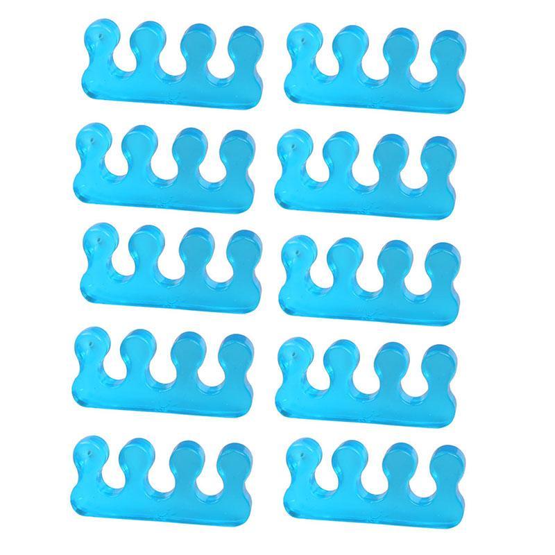 Reusable Soft Silicon Toe Finger Separator Nail Art Pedicure Polish Tool Au - 1Pair