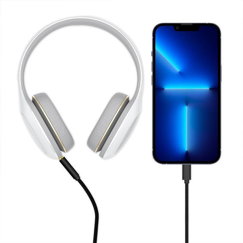 Lightning to 3.5mm Aux Audio Cable Adapter for Car Speaker Headphone Sound System - Silver