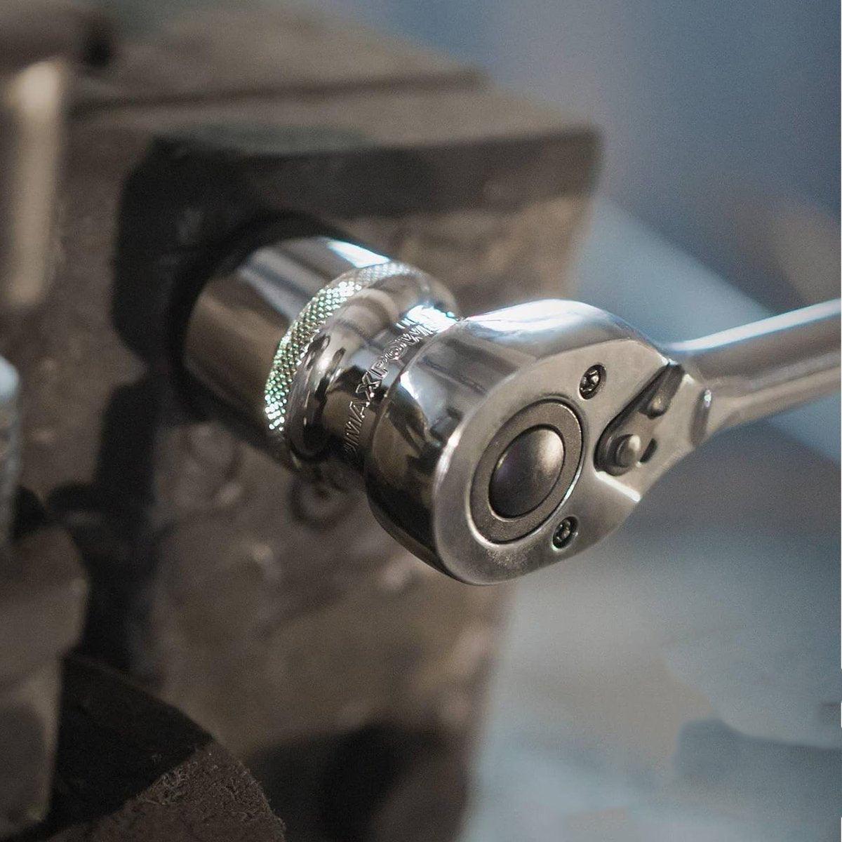 12PCS Socket Ratchet Wrench Set Quick Release Handle Extension Bar Tool Set