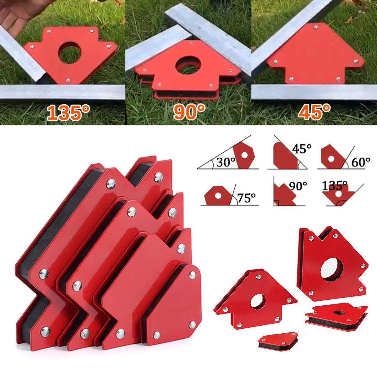 Strong Magnetic Welding Locator Multi-Angle Right Angle Welding Bracket Tool - 25 Pounds