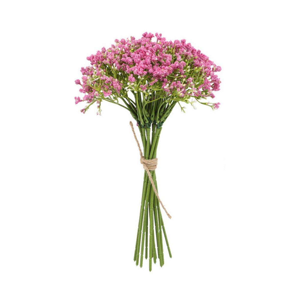 16pcs Artificial Foam Full Star Flowers Wedding Bouquet Home Decor Simulation - Pink