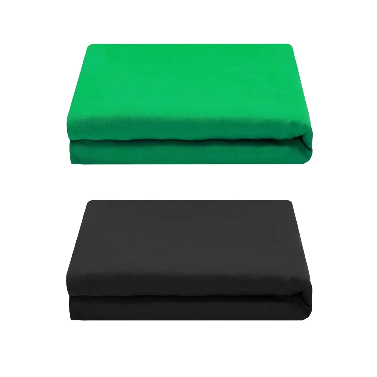 Professional Photography Background Cloth Wrinkle Resistant Durable Green/Black - Black