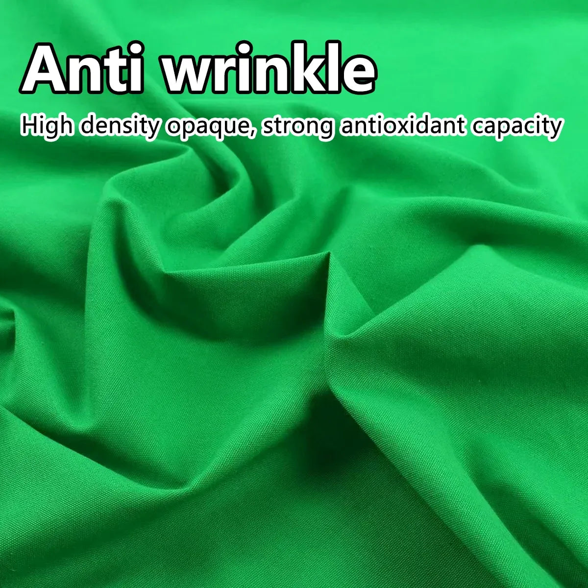 Professional Photography Background Cloth Wrinkle Resistant Durable Green/Black - Black