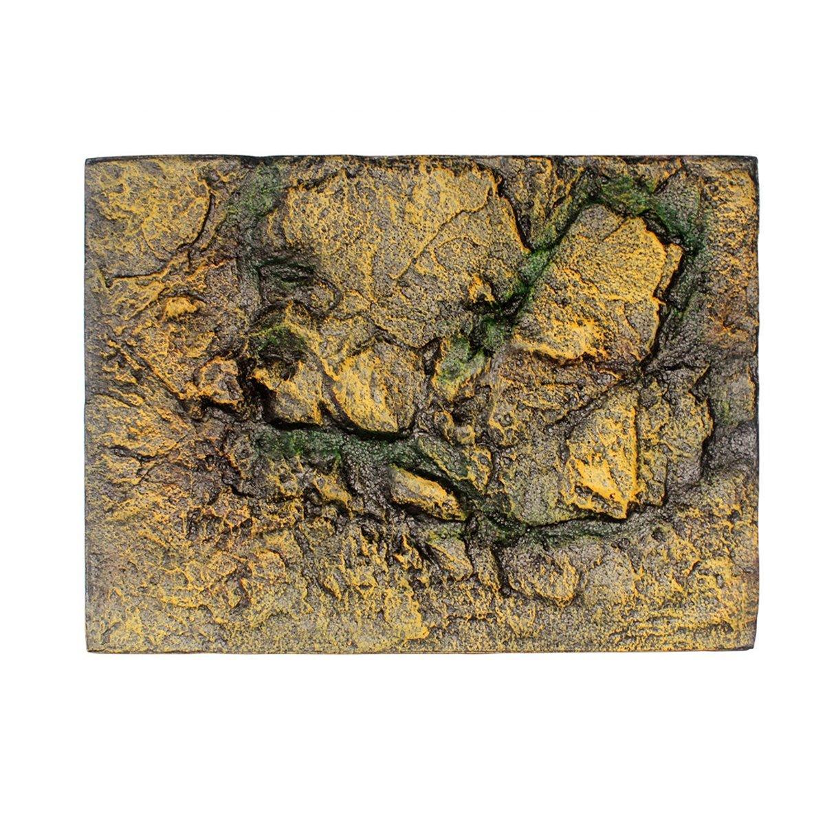 Pet Reptile Tank Board 3D Foam Backgrounds and Habitat Decoration 9 Styles - B