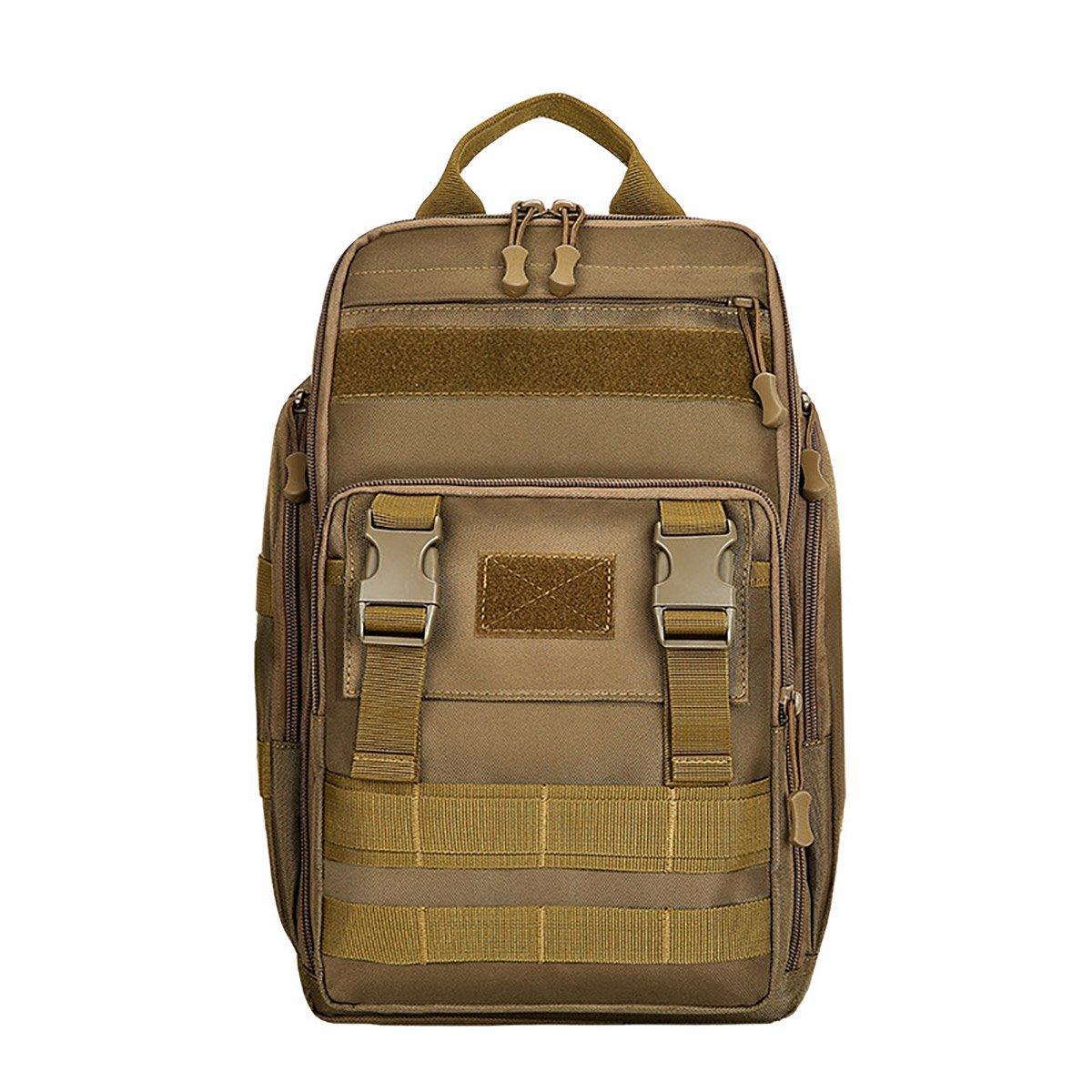 Fishing Tackle Backpack Storage Bag Shoulder Fishing Gear Bags Outdoor Backpack - Night Camouflage