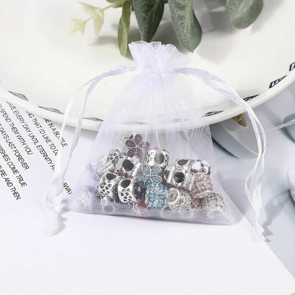 Organza Bag Sheer Bags Jewellery Wedding Candy Packaging Sheer Bags 10*15 cm - Purple