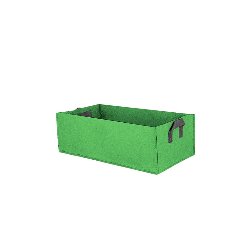 8pcs Felt Rectangular Planting Bags Vegetable Grow Bags Non-Woven Flower Pots - Blue 8pcs-60x30x20