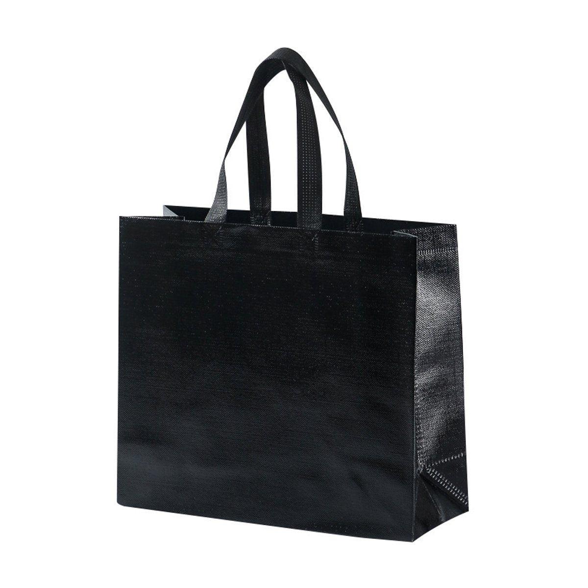 25PCS Embossed Non-Woven Tote Bag Fashion Shopping Gift Packaging Bag - Gold-40*30*12cm