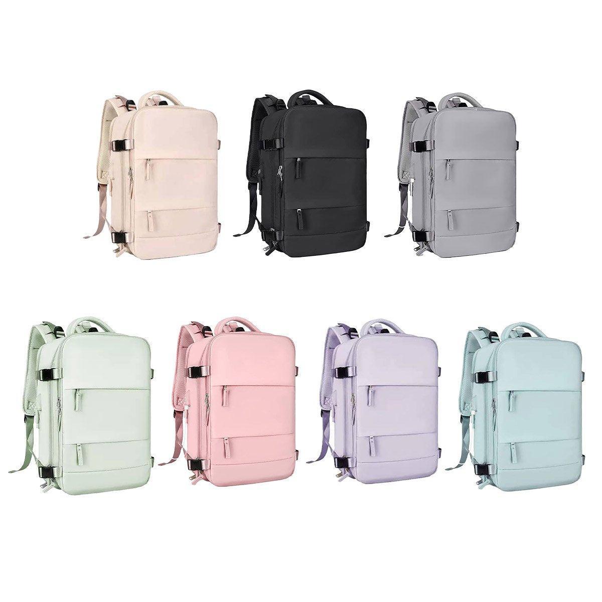 Waterproof Travel Backpack Outdoor Sports Shoulder Bag Hiking Camping Daypack - Pink