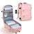 Waterproof Travel Backpack Outdoor Sports Shoulder Bag Hiking Camping Daypack - Pink