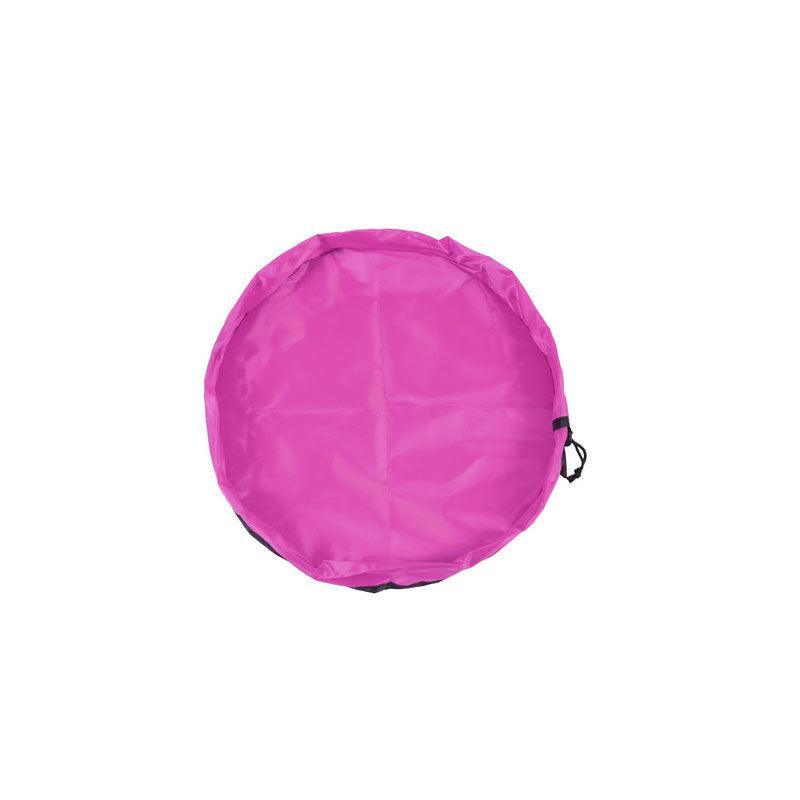 150cm Play Mat Bag Portable Toy Storage Organizer with Drawstring Closure - Purple