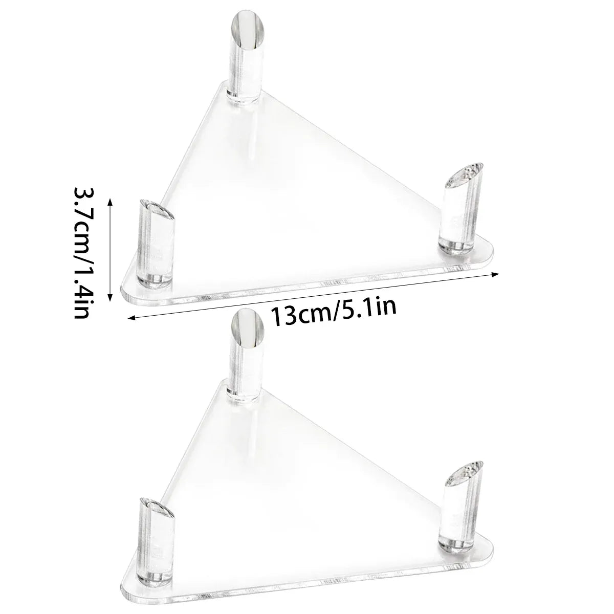 2PCS Ball Holder Organizer Storage Rack Acrylic for Basketball Soccer Volleyball