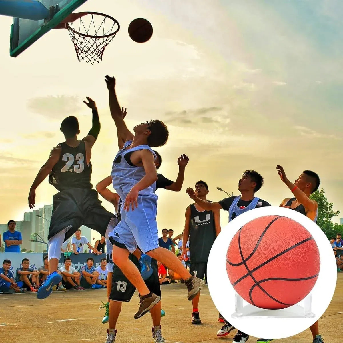 2PCS Ball Holder Organizer Storage Rack Acrylic for Basketball Soccer Volleyball