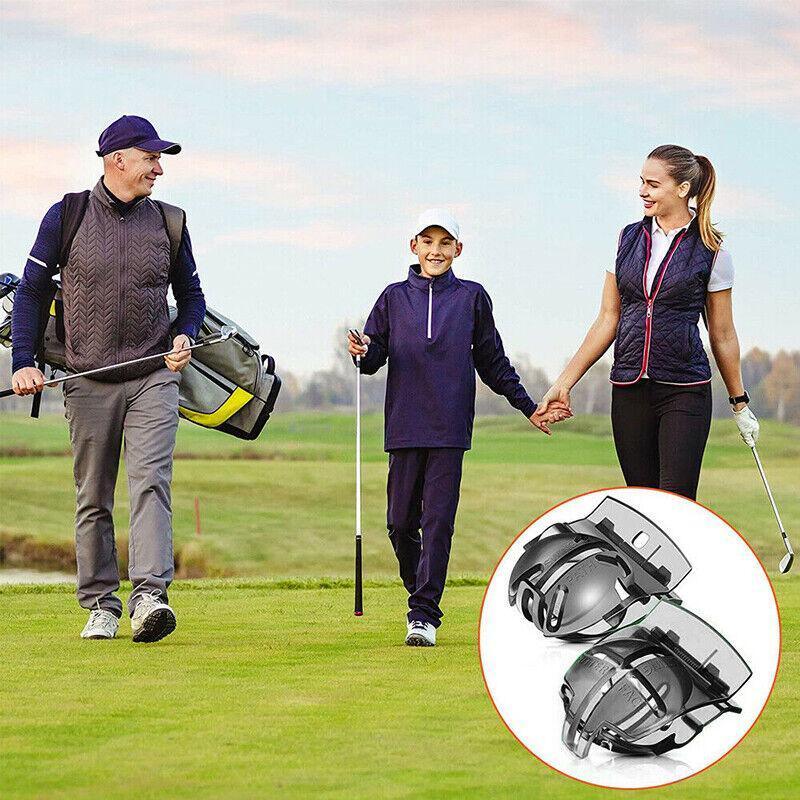 Sports Alignment Golf Ball Marker 3 Line Tool Drawing Liner Set Stencil Au Stock - Black