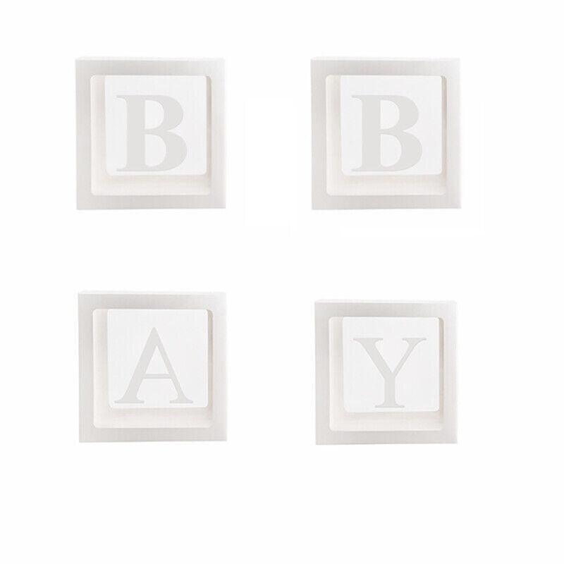 3/4pcs Transparent Balloon Box Set for First Birthday Party or Celebration Display - Love