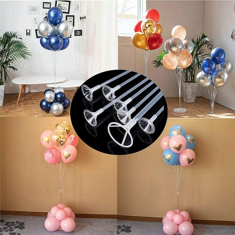 3/6/12 Set 70 Cm Balloon Column Set Upright Base Stand Holder Wedding Party Deco - 3Sets