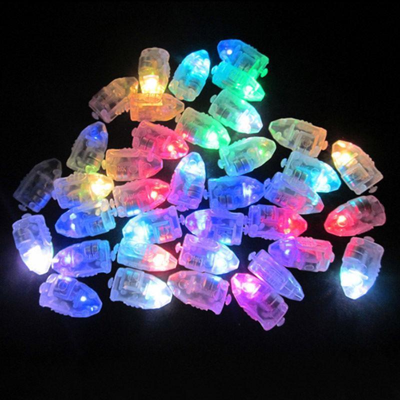 10PCS LED Balloon Lamp Lights Lantern Light Balloons Glow Christmas Party - White