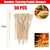 Bamboo Wooden Catering Paddle Skewers Disposable Finger Food Cocktail BBQ