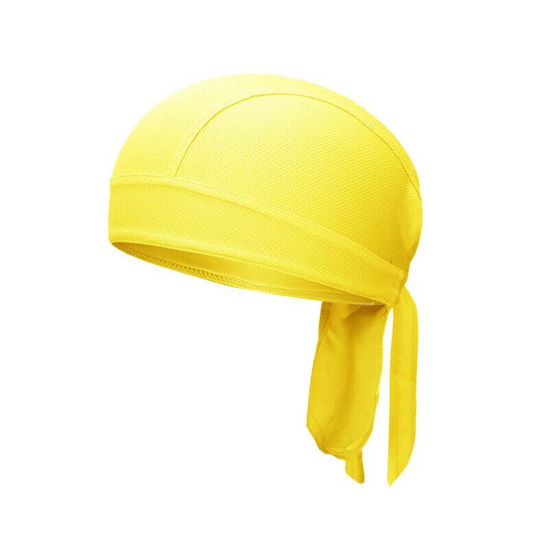 Durag Bandanna Cap Cycling Head Wraps Skull Cap Scarves Caps Motorcycle Sports - Black