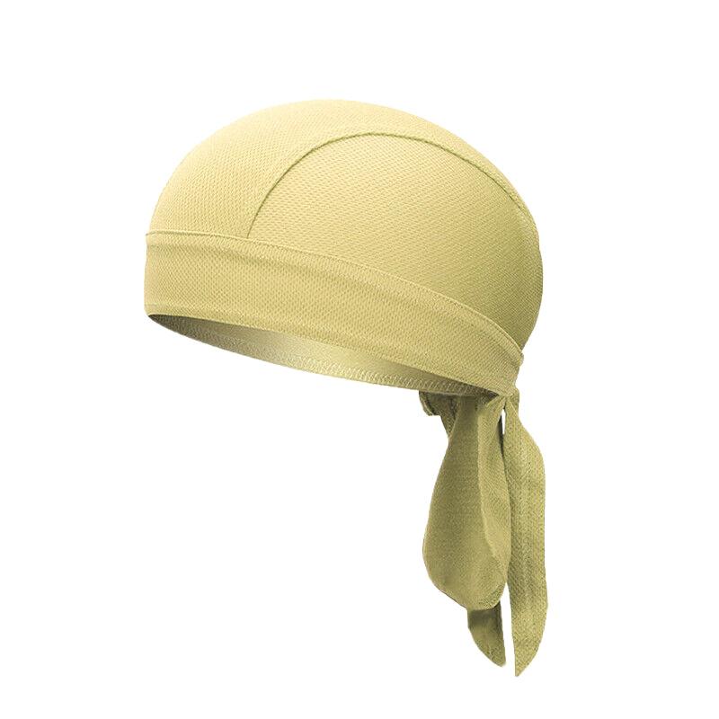 Durag Bandanna Cap Cycling Head Wraps Skull Cap Scarves Caps Motorcycle Sports - Black