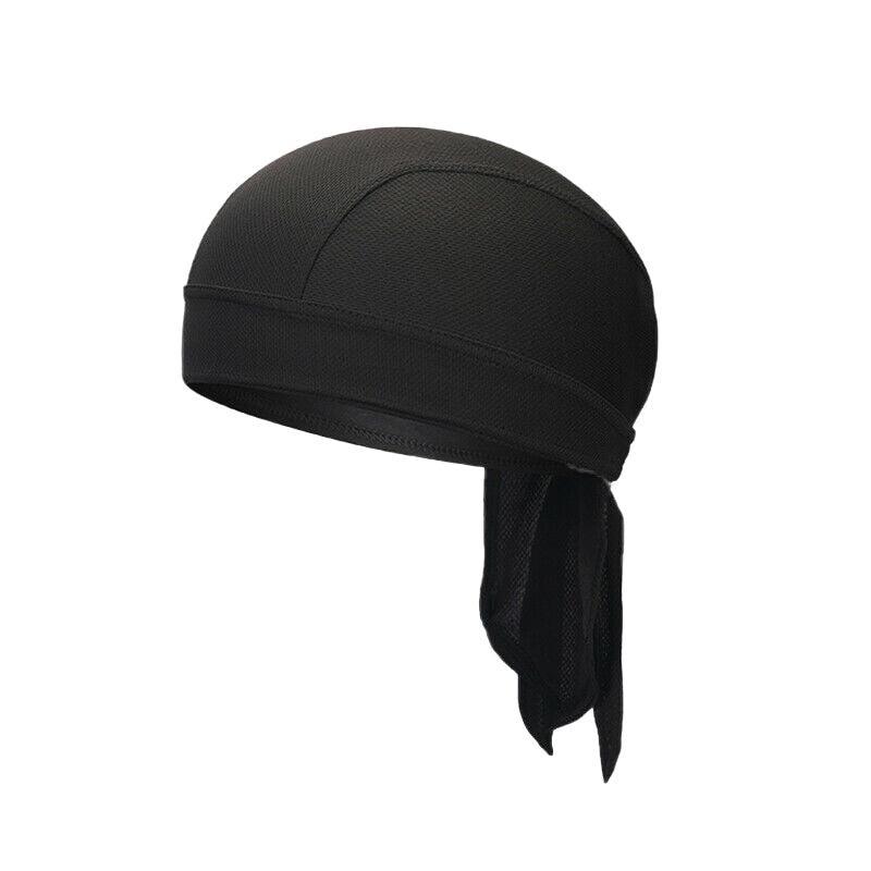 Durag Bandanna Cap Cycling Head Wraps Skull Cap Scarves Caps Motorcycle Sports - Blue