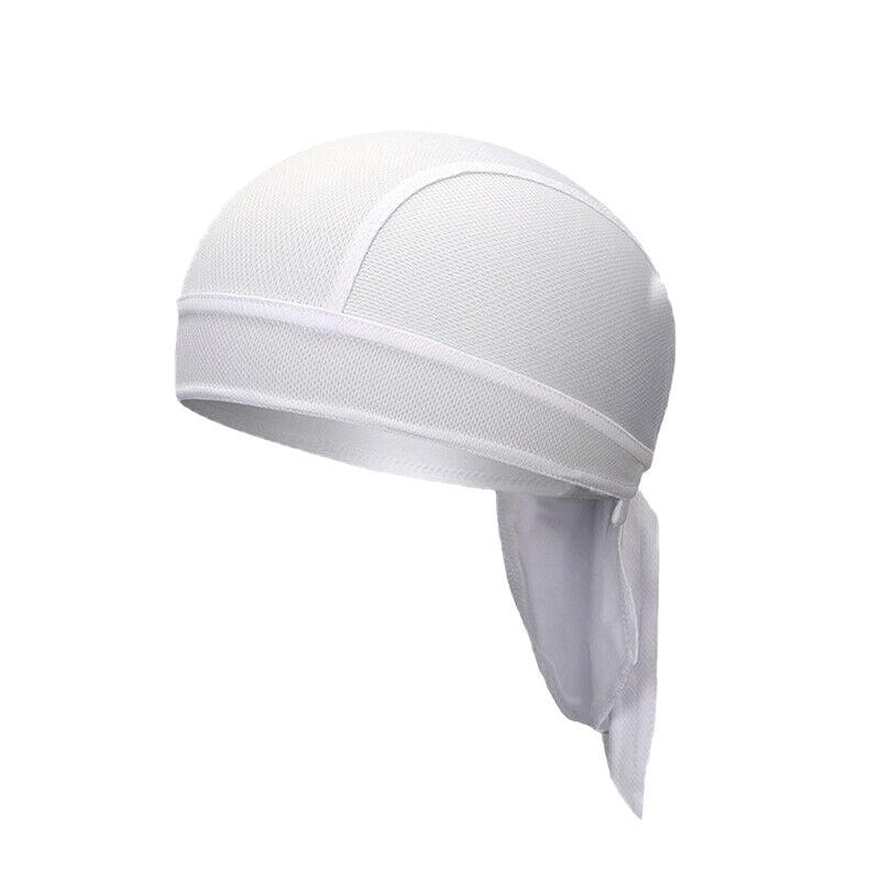 Durag Bandanna Cap Cycling Head Wraps Skull Cap Scarves Caps Motorcycle Sports - Blue