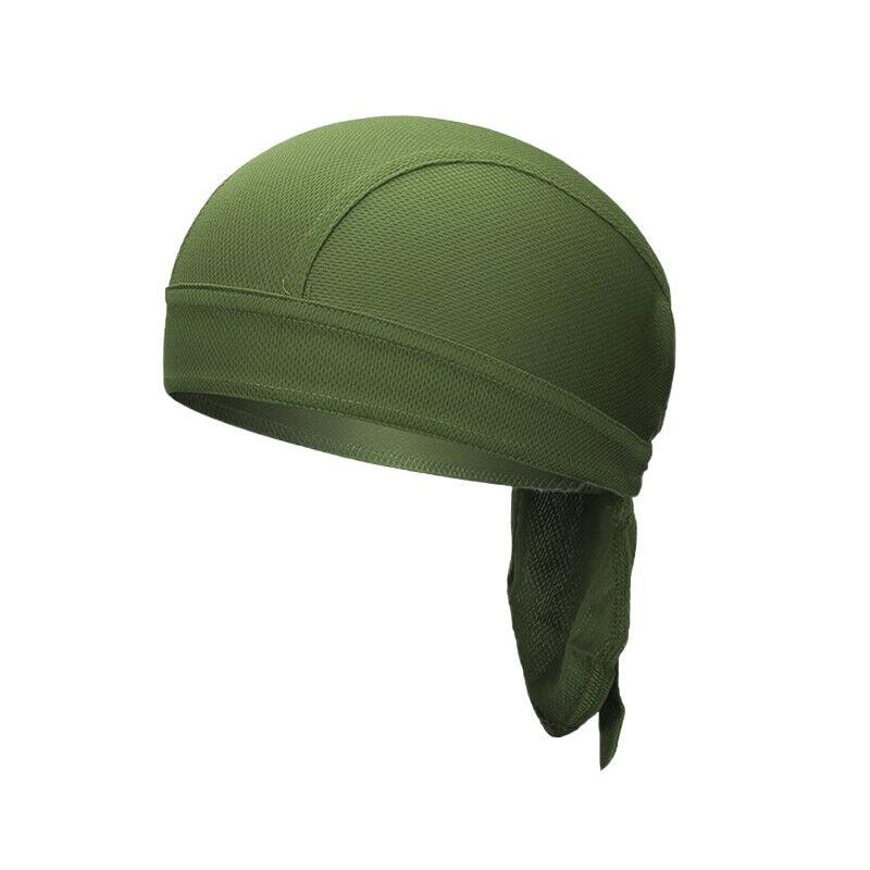 Durag Bandanna Cap Cycling Head Wraps Skull Cap Scarves Caps Motorcycle Sports - Yellow