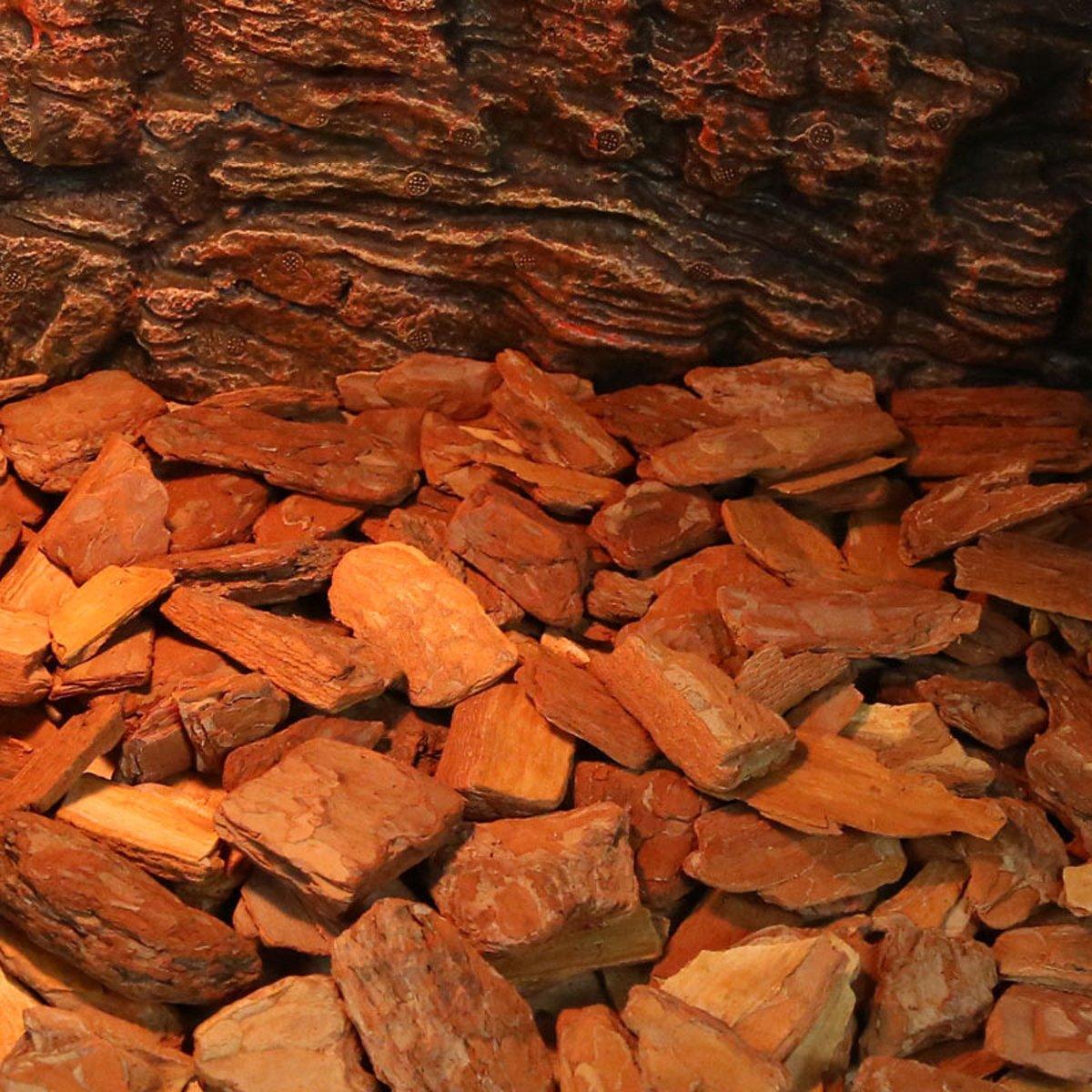 Reptile Bedding Substrate for Lizard Snake Tortoise Natural Bark Material - Small 650g