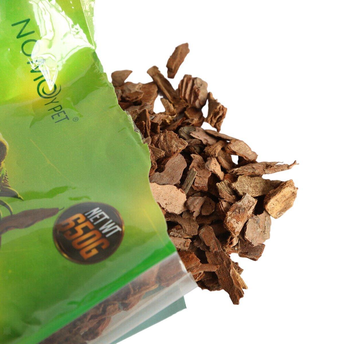 Reptile Bedding Substrate for Lizard Snake Tortoise Natural Bark Material - Small 650g