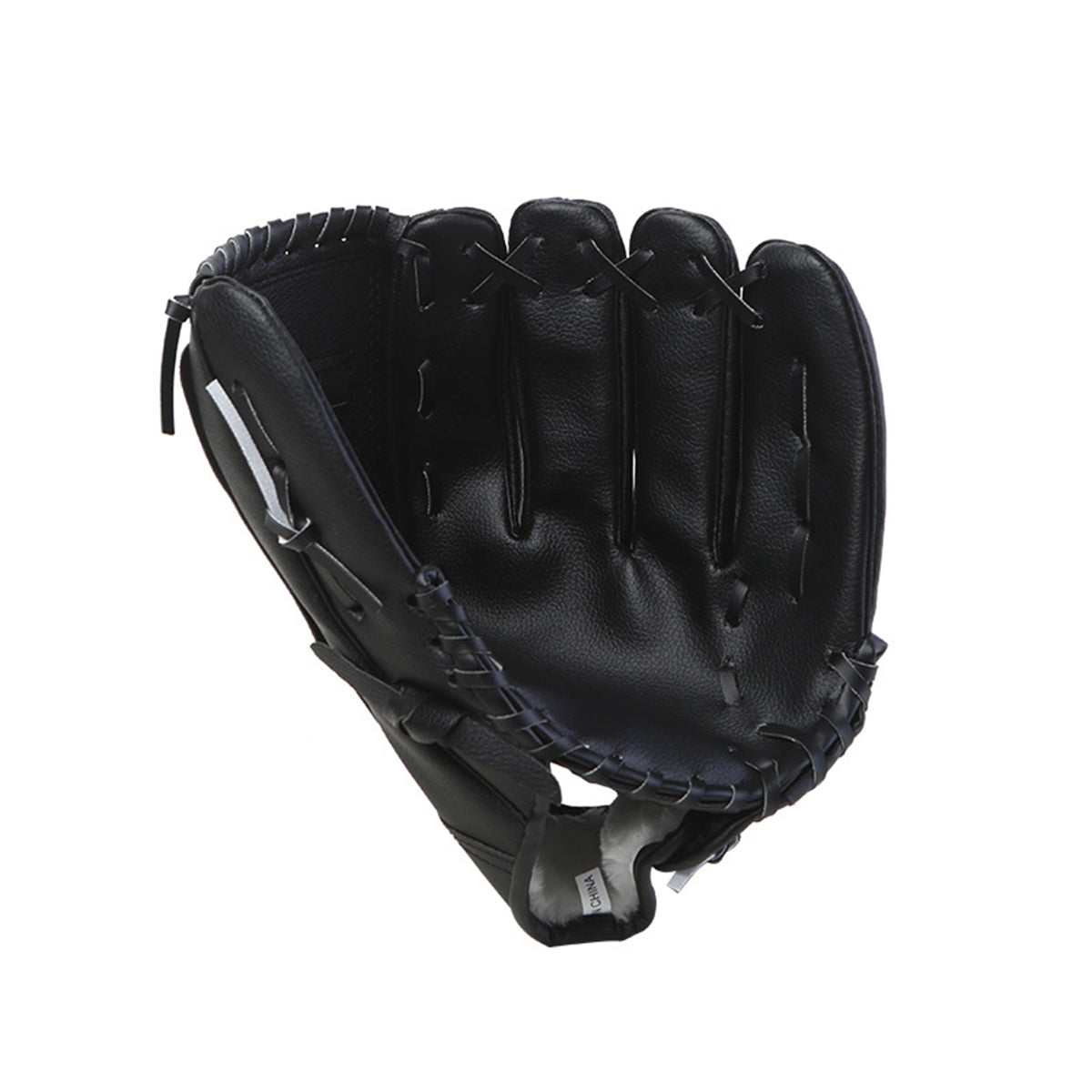 Baseball Glove Thickened Softball Glove Pitcher Mitt Sports Training Outdoor - Brown - 12.5in