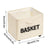 Rolling Storage Basket with Wheels for Under Desk or Shelf Organisation - Grey