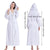 Hotel Bathrobe Waffle Hooded Robe Soft Absorbent for Men and Women Unisex Towels