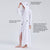 Hotel Bathrobe Waffle Hooded Robe Soft Absorbent for Men and Women Unisex Towels