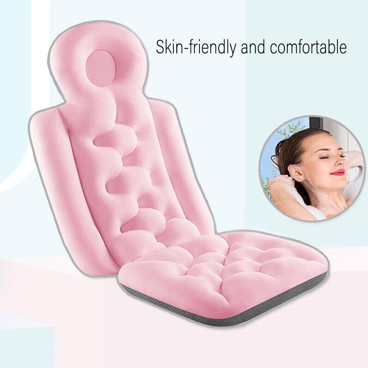 Non-Slip Bath Mat with Cushion Support Universal Bathroom Mat