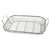 Stainless Steel Square Barbecue Basket Multifunctional Tray Grilling Vegetables
