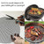 3/6/10PCS Non-Stick BBQ Grill Mat Mesh Liner Cooking Barbecue Sheet Baking Pad - 40X30cm-3PCS