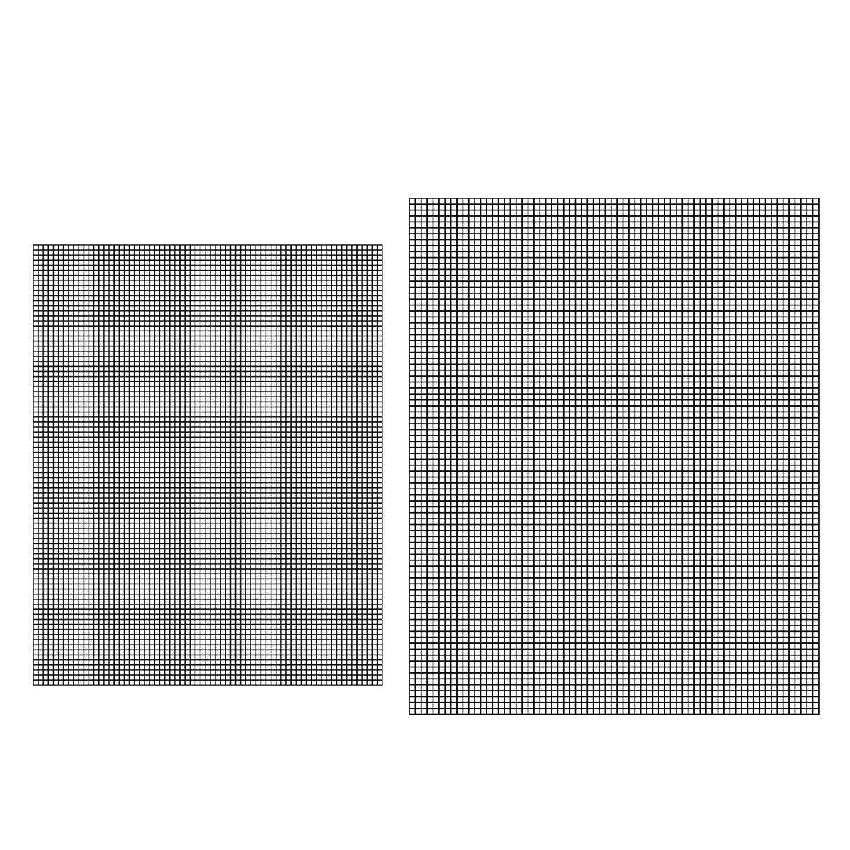 3/6/10PCS Non-Stick BBQ Grill Mat Mesh Liner Cooking Barbecue Sheet Baking Pad - 42X36cm-3PCS