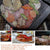 24x14CM BBQ Grilling Mesh Reusable Bag Outdoor Camping Barbecue Grill Mats Cooking Pads - Copper