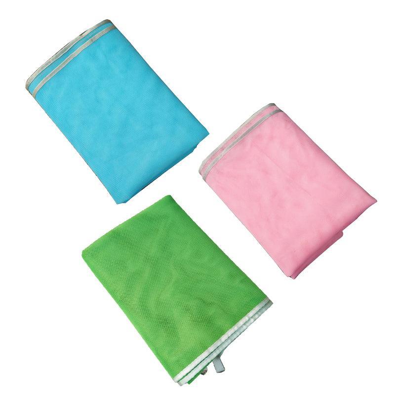Sand Free Beach Mat Blanket Sand Proof Magic Sandless Sand Dirt & Dust Disappear - Pink