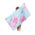 Sand Free XL Beach Towel + Bag Quick Dry Microfibre Compact Light Swimming - Stripe flamingo
