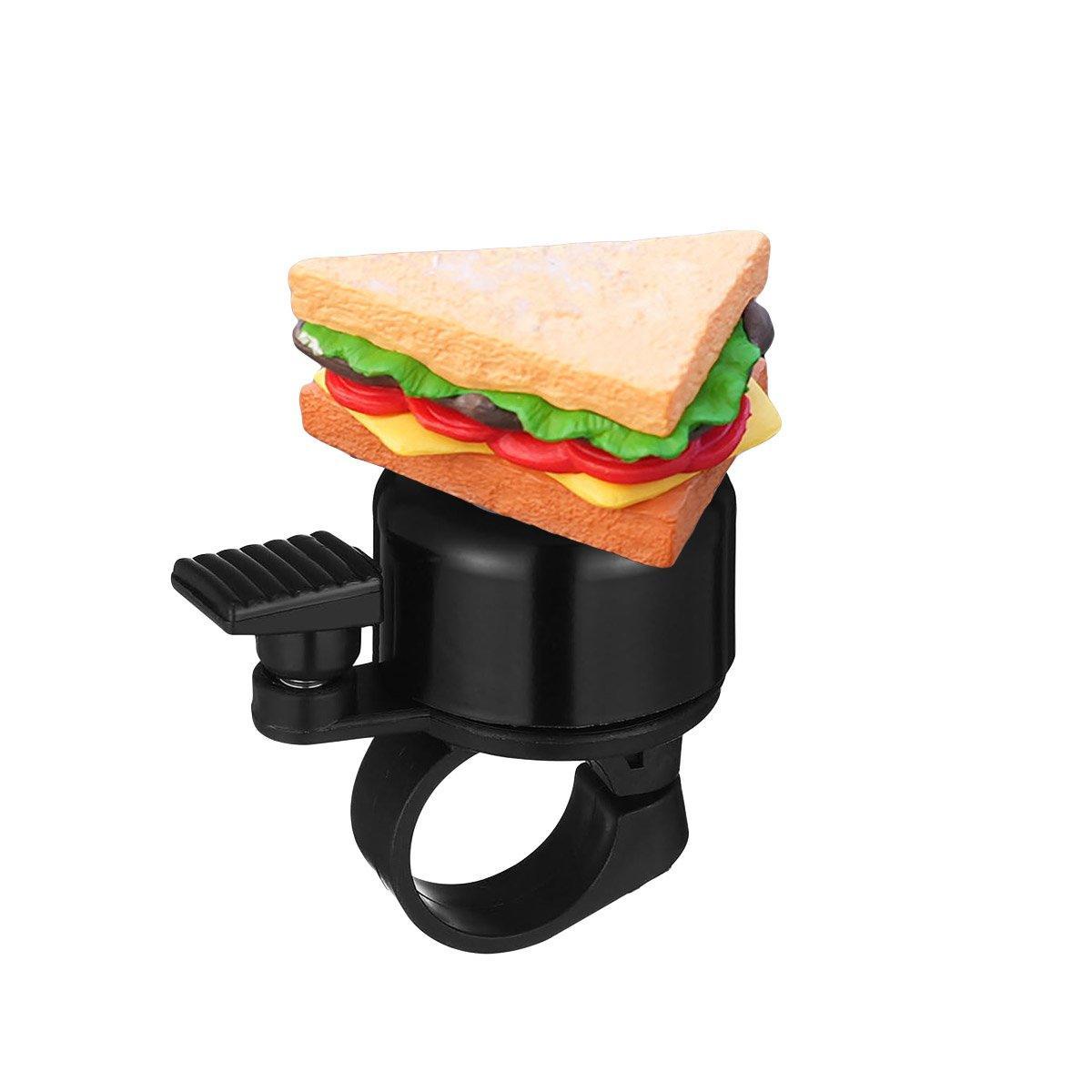 Cute Food Style Bicycle Bell Loud and Fun Handlebar Accessory - French fries
