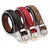 Ladies Leather Belt Classic Buckle Fashion Waist Strap for Jeans Dresses Casual - Black