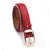 Ladies Leather Belt Classic Buckle Fashion Waist Strap for Jeans Dresses Casual - Black