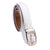 Ladies Leather Belt Classic Buckle Fashion Waist Strap for Jeans Dresses Casual - Black
