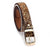 Ladies Leather Belt Classic Buckle Fashion Waist Strap for Jeans Dresses Casual - Black