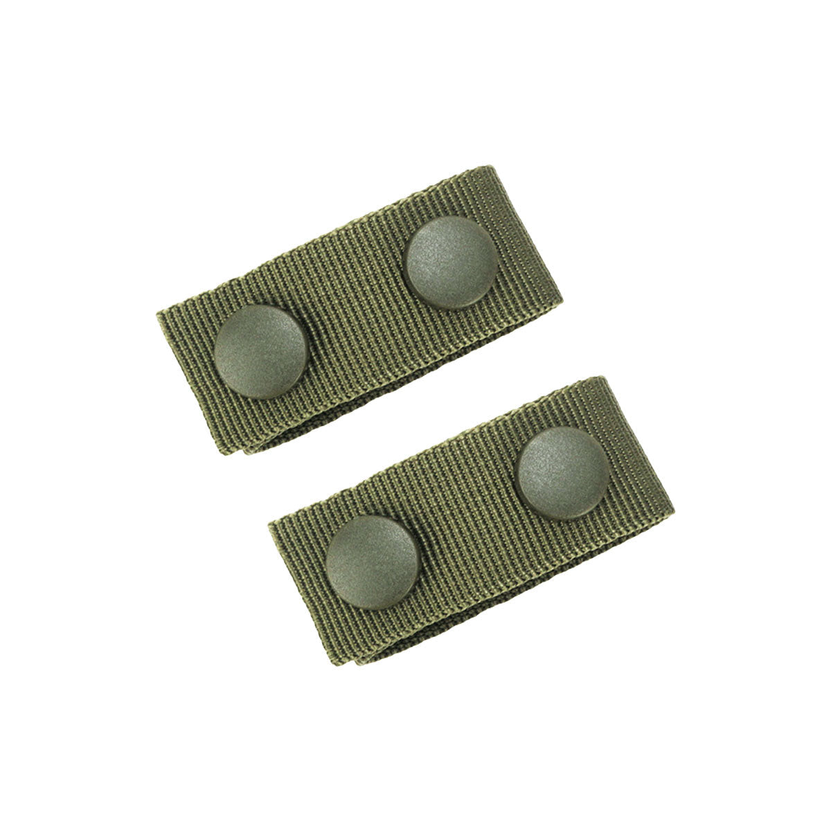 2PCS Outdoor Tactical Belt Loop Snap On Retainer Buckle Clip Holder Hiking Gear - Black